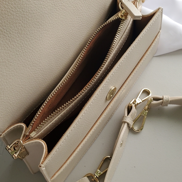 Freja Mini Shoulder Crossbody Bag In Oat - Picture 4 of 6